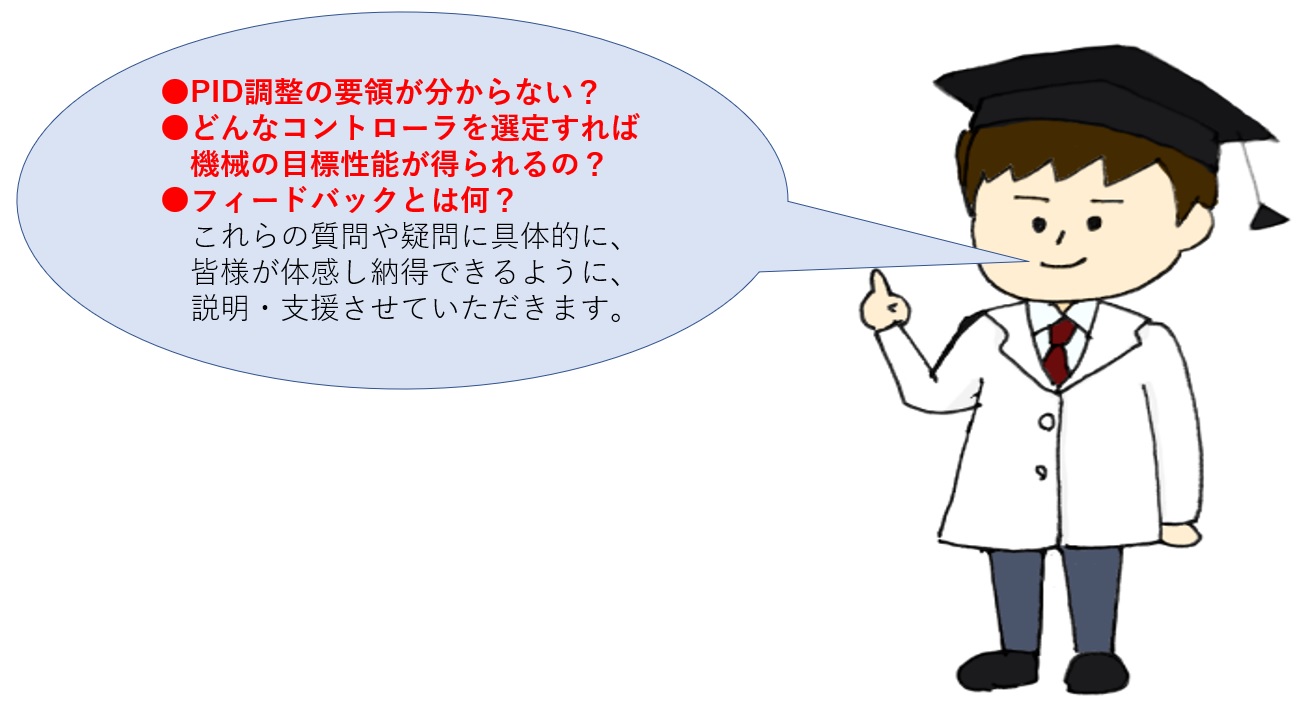支援4 サーボに関するご相談受付、サーボの考え方や技の支援